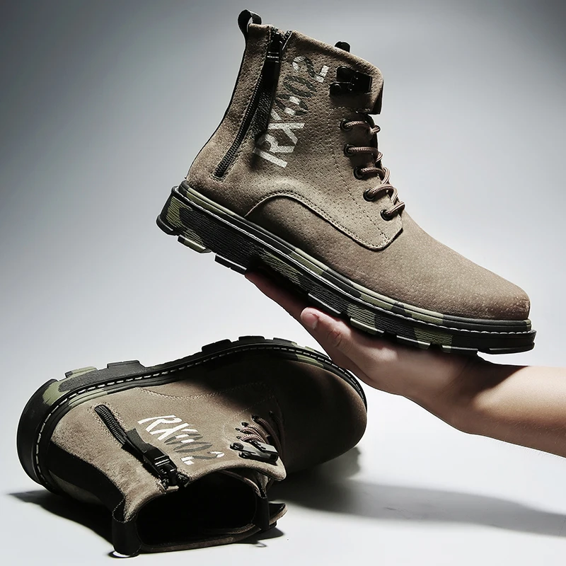 

Winter boots for men women high water proof outdoor hard-wearing snow boots men military boots safety motorcycle winter boots