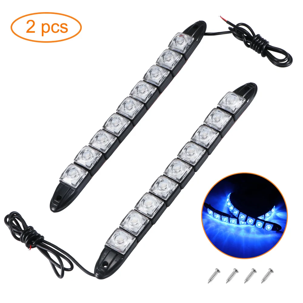 

2 шт./компл. 12V светодиодный сигнал навигации светильник полосы Водонепроницаемый Порты и разъёмы правой морской катер авто навигации сигна...