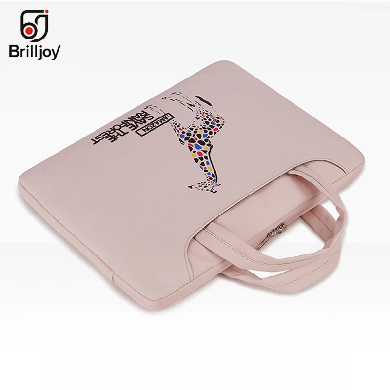 Brilljoy scratch-proof waterproof laptop briefcase handbag for 13 14 15inch Cartoon painted travel bag for men and women new