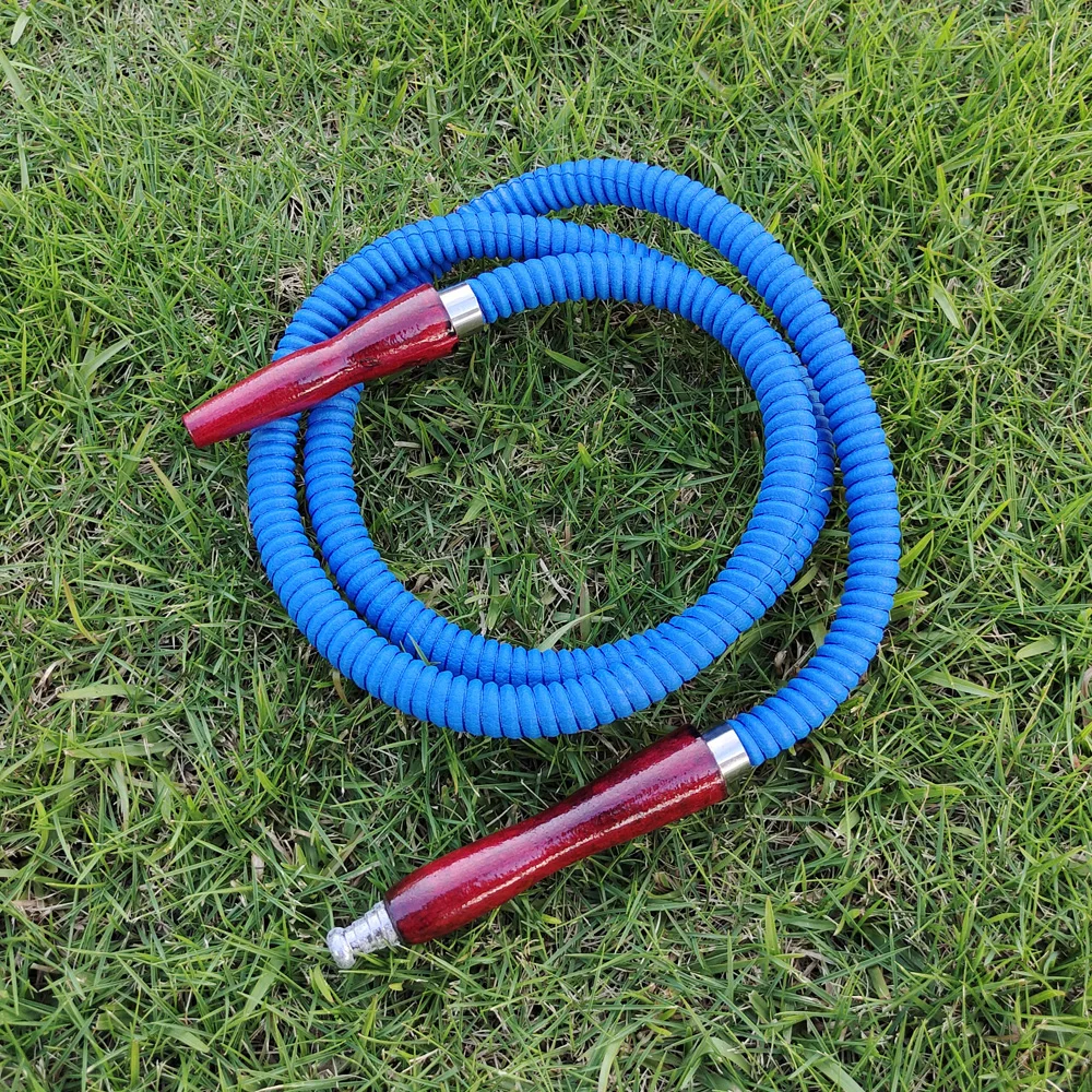 1.5M PU Leather Hookah Hose Wood Mouth Handle Pipe Pageant Shisha Water Chicha Narghile Accessories |