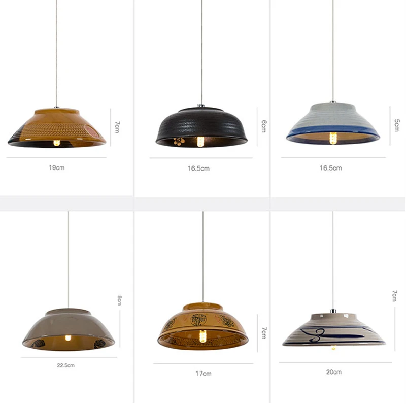 Подвесная лампа в китайском стиле креативный светильник виде счастливой чаши