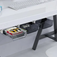 desk organizer under the desk storage drawer storage box creative hidden kitchen drawer organizer for cosmetics storage box