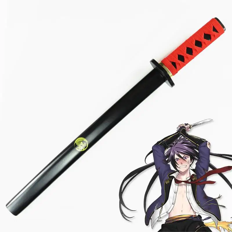 Touken Ranbu Online деревянный меч оружие Fudou Yukimitsu Косплей Аниме Катана самурайский нож