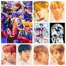 Handicraft Popular Korean Singer 5D DIY Diamond Painting Art Wall Poster Full Square Drills Cross Stitch Mosaic For Home Decor