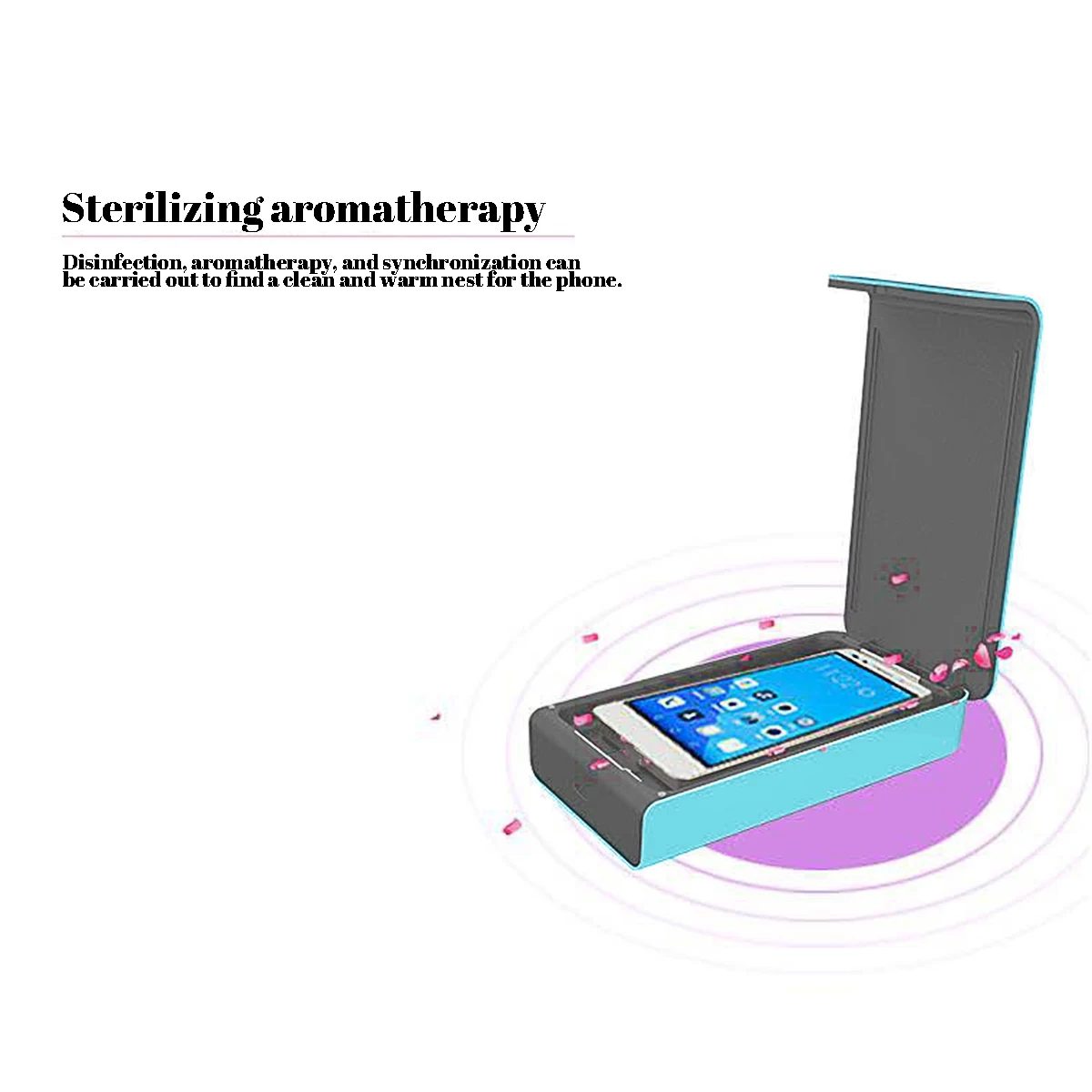 

Multi-Function Uvc Lamp Phone Sterilization Box, Portable Disinfection Uv Sterilizer Aroma Making Machine