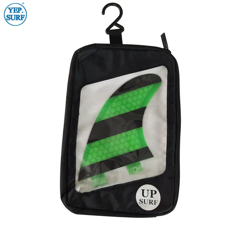 Surfboard Fin Double Tabs L Fins Green and Black Honeycomb Fiberglass in Surfing | Спорт и развлечения