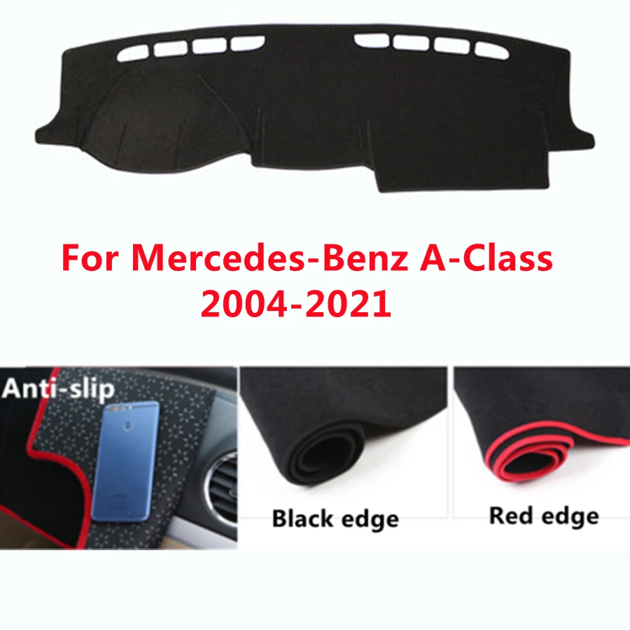 

Противоскользящий чехол для приборной панели автомобиля Mercedes-Benz A-Class (2004-2021) 2005-06-07-2020, Противоскользящий коврик для приборной панели автомо...