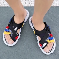 slippers men fashion 2021 new summer solid color casual home slipper shoes injection non slip shoes beach slides flats plus size