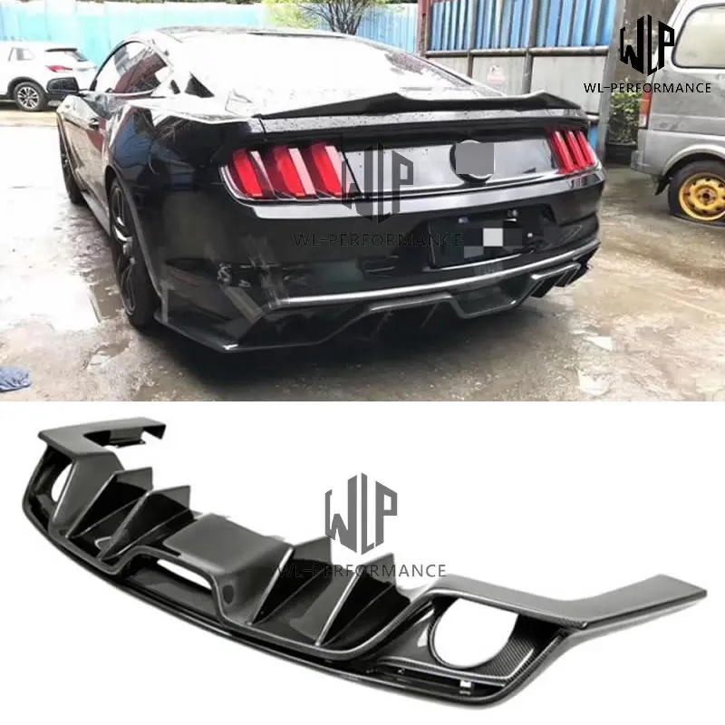 Высококачественный карбоновый задний диффузор для губ автомобильный комплект