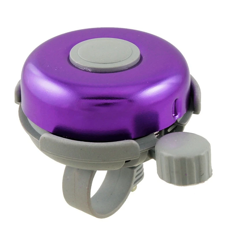 

Purple Gray Alloy Housing Bicycle Bell for 0.87" Dia Handlebar