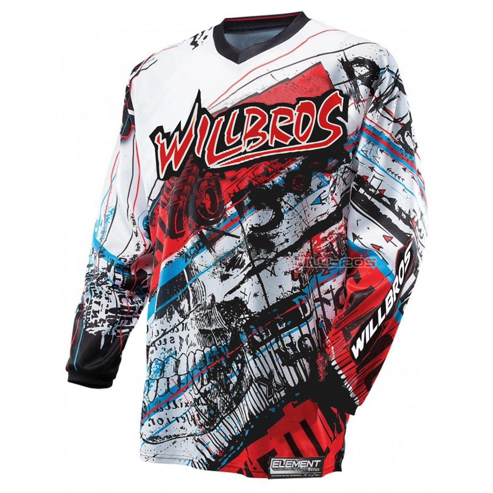 Мужская футболка с длинным рукавом для внедорожника Willbros MX | Автомобили и