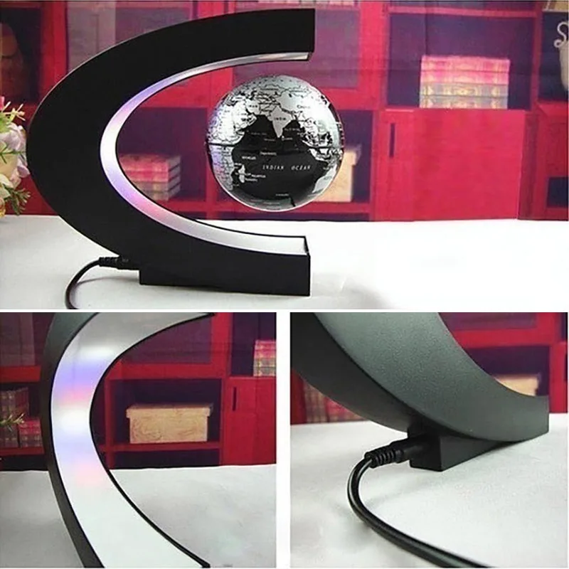 Floating Magnetic Levitation Globe LED World Map Electronic Antigravity Lamp Novelty Ball Light Home Decoration Birthday Gifts images - 6