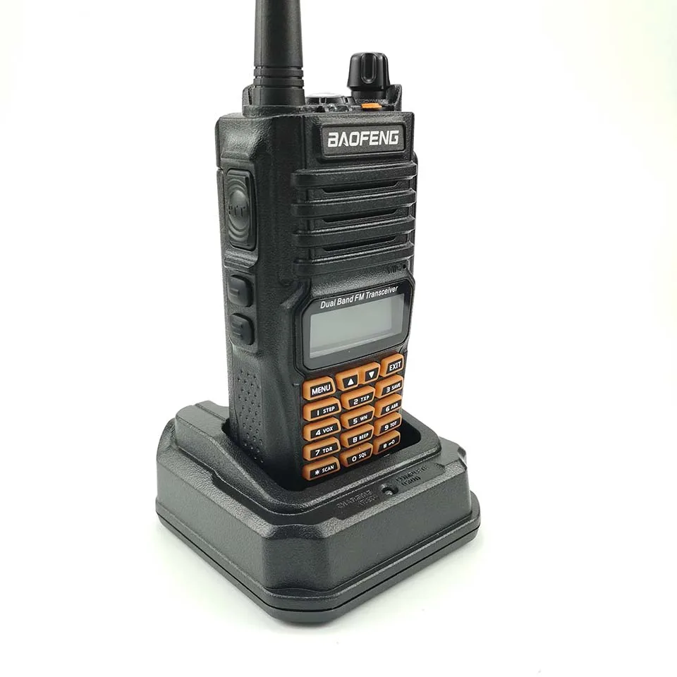2PCS New 100%original Baofeng UV-9R Plus IP67 WaterproofRadio Walkie Talkie 8W UHF&VHF 128CH 2800mAh Walkie Talkie Radio Station