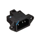 Furutech FI-06 нфс (R) - Nano с украшением в виде кристаллов формула Медь покрытого родием Ultimate IEC Входной Фирменная Новинка Hi-Fi сделано в Японии