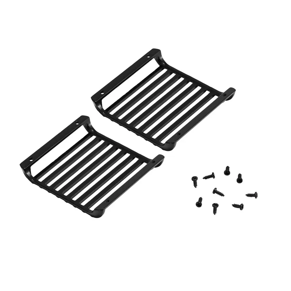 

2 шт., металлические Передние Защитные накладки на фары, защитная решетка для 1/10 Traxxas TRX-4 TRX4, Радиоуправляемый гусеничный автомобиль