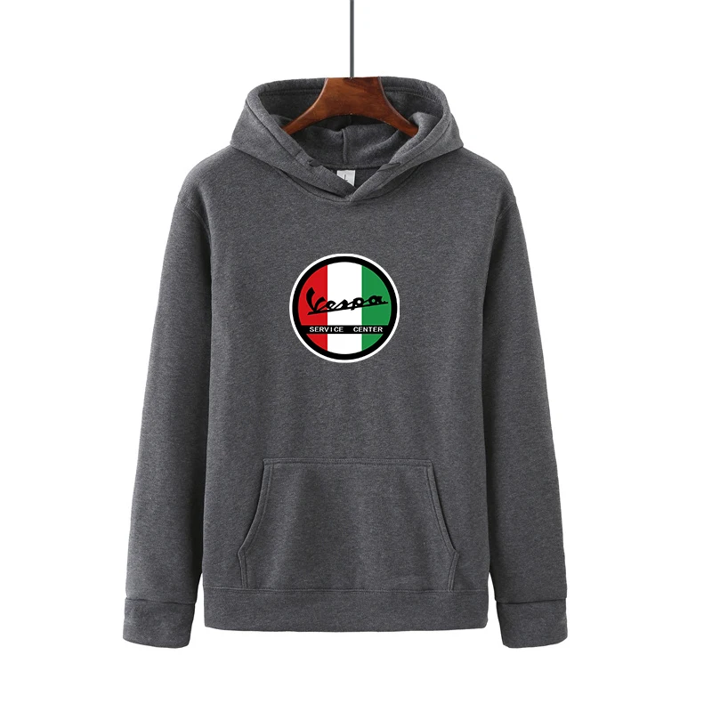 

VESPA Battery Car Logo Trend Spring Autumn New Men Hoodie Multicolor Fashion Men's All-match Casual Sweatshirt VP-107