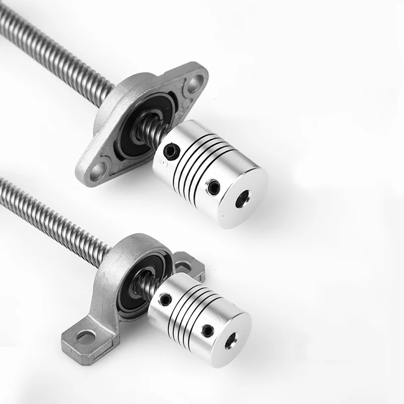 1 комплект 100/200/300/400/500 мм 3D принтер и CNC T8 свинцовый винт 8 + латунная Медная гайка KP08