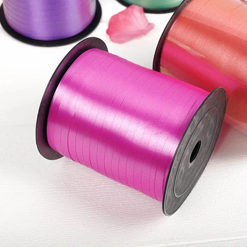 

250 Yards DIY Gifts Balloon Ribbon Roll Crafts Foil Curling Multi Color 5mm Kids Toys Wedding Supplies