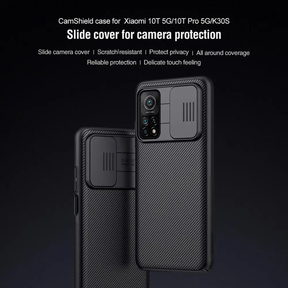 

Для Xiaomi mi 10T 5G чехол NILLKIN Cam защитой камеры верхнее покрытие из поликарбоната, кейсы для Mi10T Pro 5G защитный чехол для объектива для redmi K30s