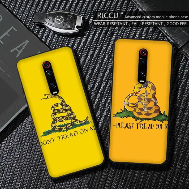 

Dont Tread On Me No Step on Snek Phone Case For RedMi K30 K20 pro 9 8 7 6 9A 8A 7A 6A GO 4X S2 6pro 5 5plus phone Covers