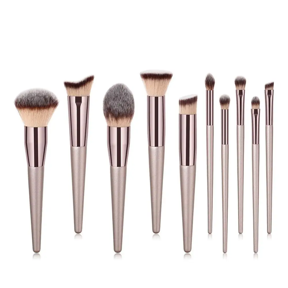 Foundation Powder Blush Set Cosmetics Makeup Brushes 14 Pcs Lip Eye Brush Eyeshadow Concealer Tools |