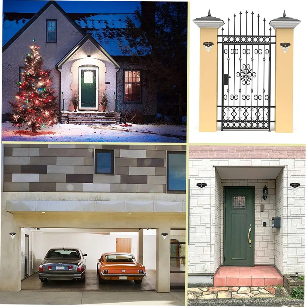 32LED с питанием от солнечной панели энергии рециркулировать настенный Fix свет