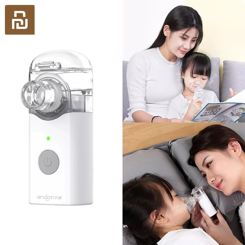 

Xiaomi Youpin Andon Micro-atomizer Nebulizer Mini Handheld Inhaler Respirator for Children and Adult Portable Cough Treat