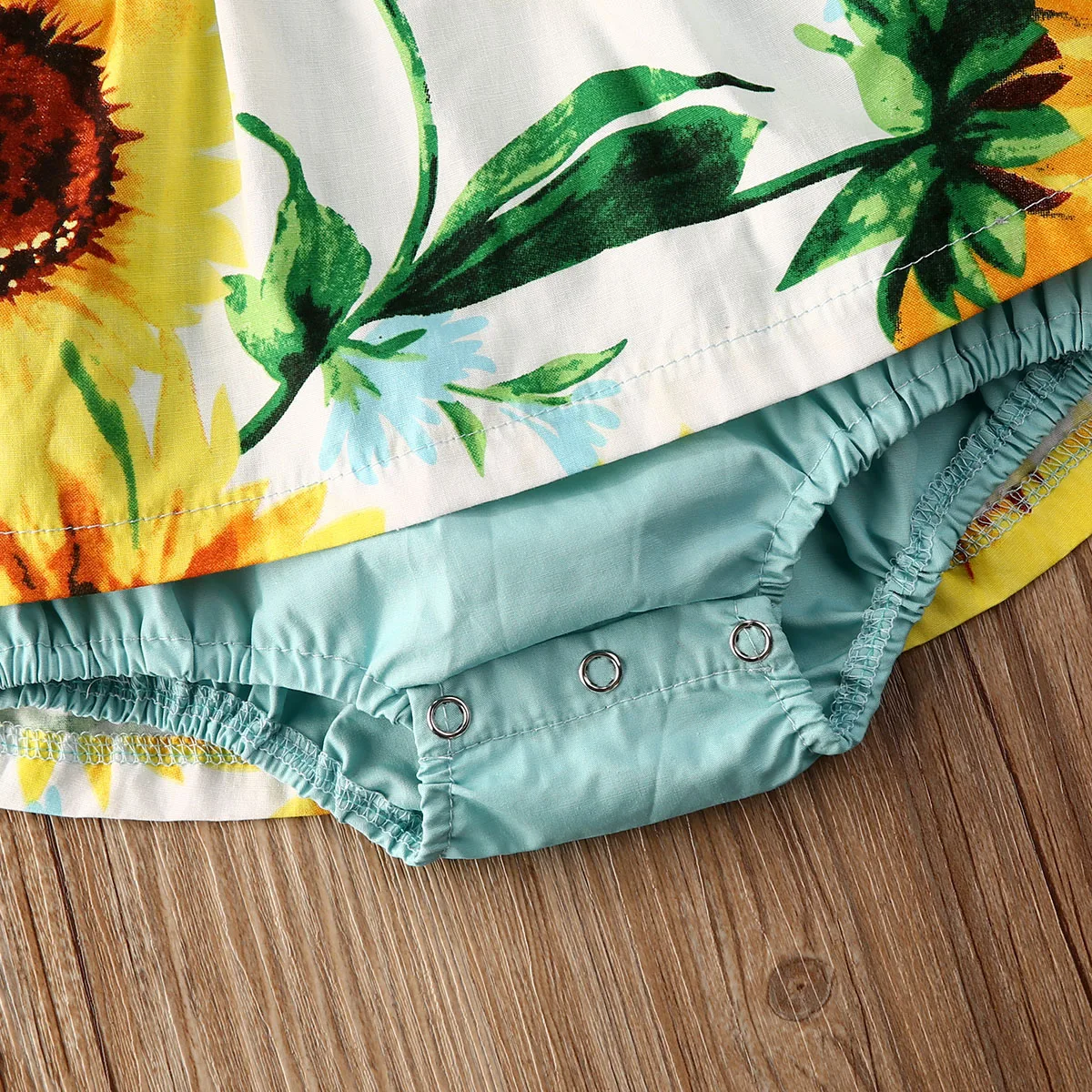 Комбинезон для новорожденных девочек платье-боди с кружевными рукавами и