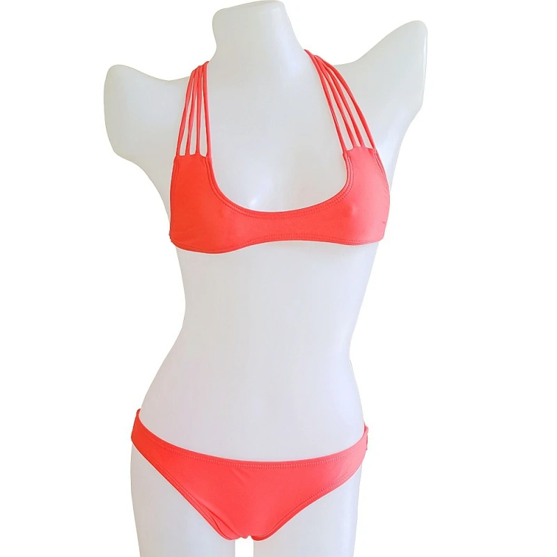 Летний купальник пуш-ап мульти-веревка красота сзади крест-кусок бикини для