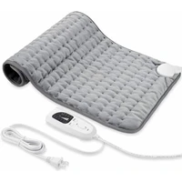 75w electric heating pad timer auto shut off for shoulder neck back spine leg pain relief winter warmer euusuk heat pad