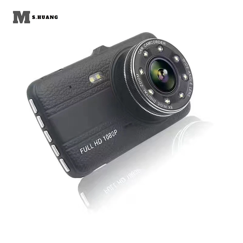 Видеорегистратор 4 дюйма с двумя объективами V3 FHD 1080P и