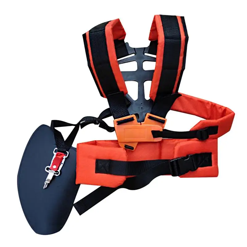 

Gardening Harness Strap Double Shoulder W Shape Harness Strap Labor Saving Strimmer Padded Belt For Cutter Trimmer Garden Pruner