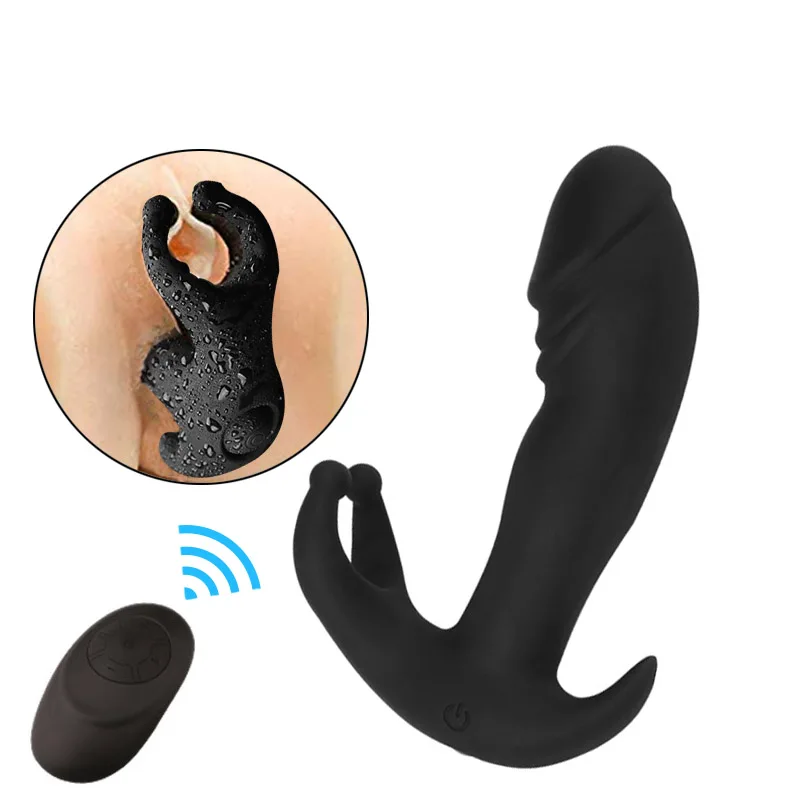 Анальный вибратор массажер простаты беспроводной пульт дистанционного