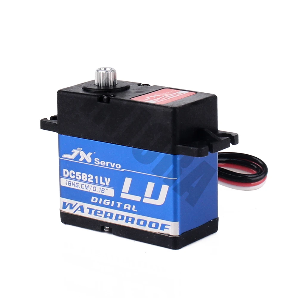 Водонепроницаемый цифровой Coreless Servo JX DC5821LV с большим крутящим моментом 20 кг для