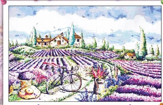 

Dn83Home Fun Cross Stitch Kit Package Greeting Needlework Counted Kits New Style Joy Sunday Kits Embroidery