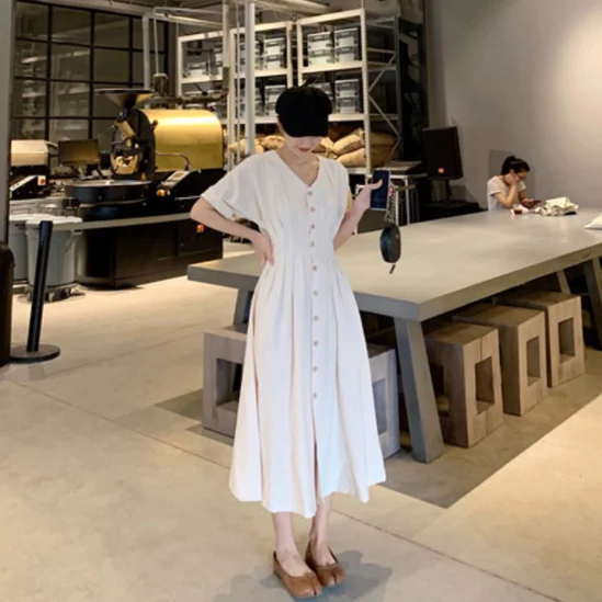 Женское винтажное платье во французском стиле облегающее льняное праздничное в