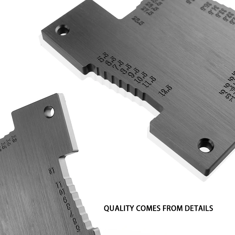 

2Pcs/set Woodworking Precision Router Table Saw Gauge Set Up Step Depth Gauge for Table Saw Router Table height gauge