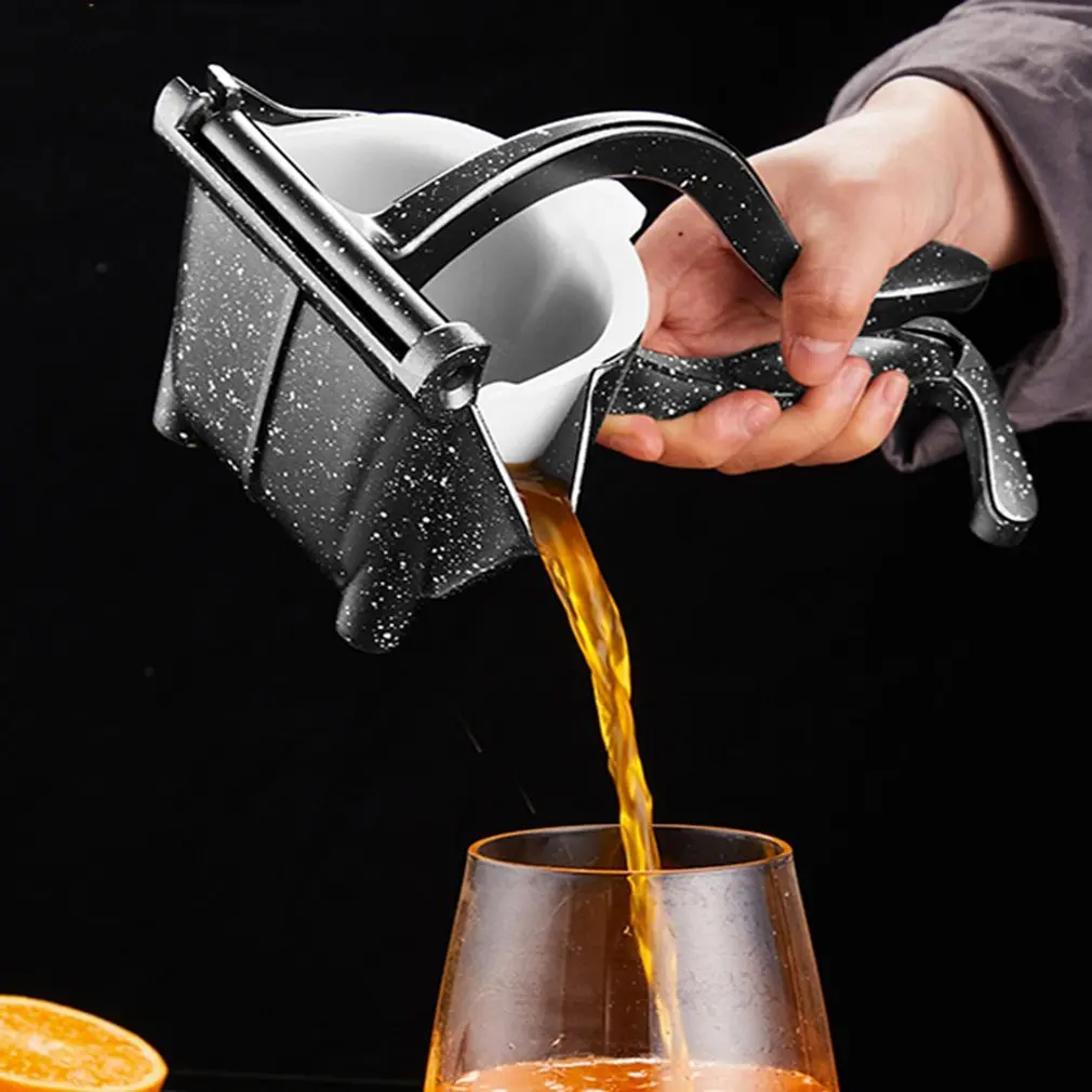 

Portable Blender Orange Lemon Manual Durable Juicer Fruit Extractor Aluminum Hand Extruder Handheld Press