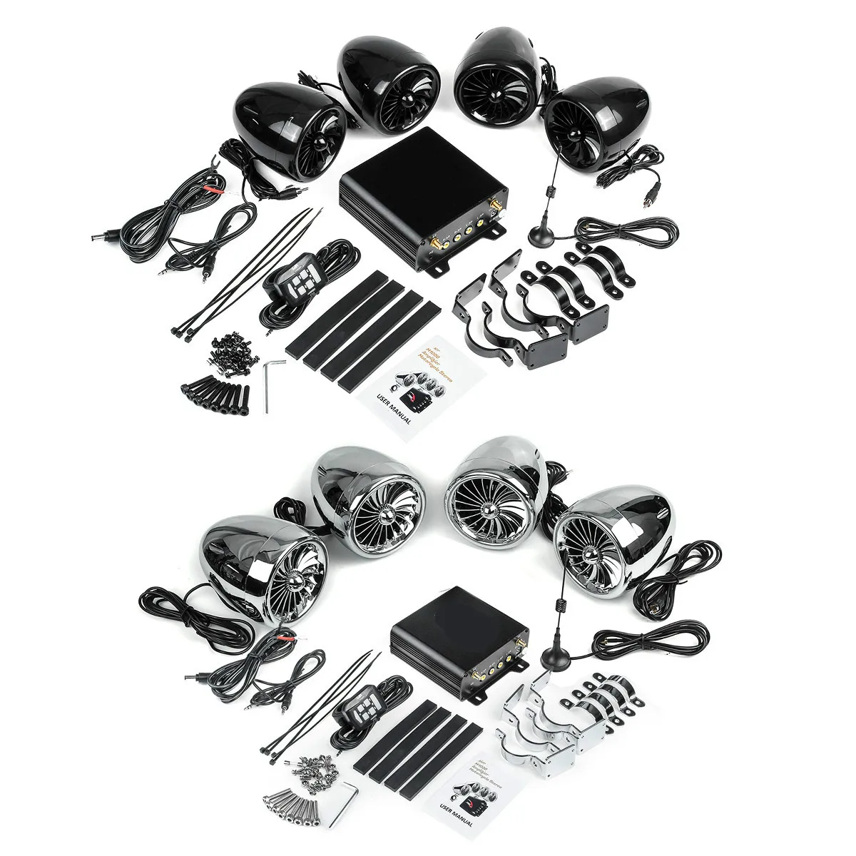 1000 Вт аудио ATV UTV Музыка MP3 4-канальный усилитель колонки Bluetooth AUX FM радио SD карта USB