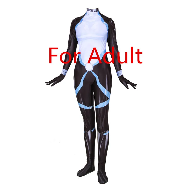 Domino Neena Adult Костюм Икс-мен для косплея, серый, джинсовый, Китти, прайд, Psylocke, костюм супергероев, Zentai, боди, костюм, Комбинезоны для женщин, детей на Хэллоуин - Цвет: Domino Neena Adult