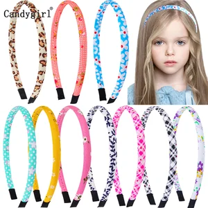 10 шт., повязки на голову из полиэстера для девочек и детей