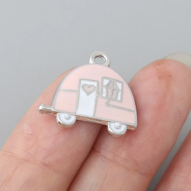 Модные эмалированные подвески для кемпинга и трейлеров RAINXTAR детей 19*20 мм 20 шт. AAC758