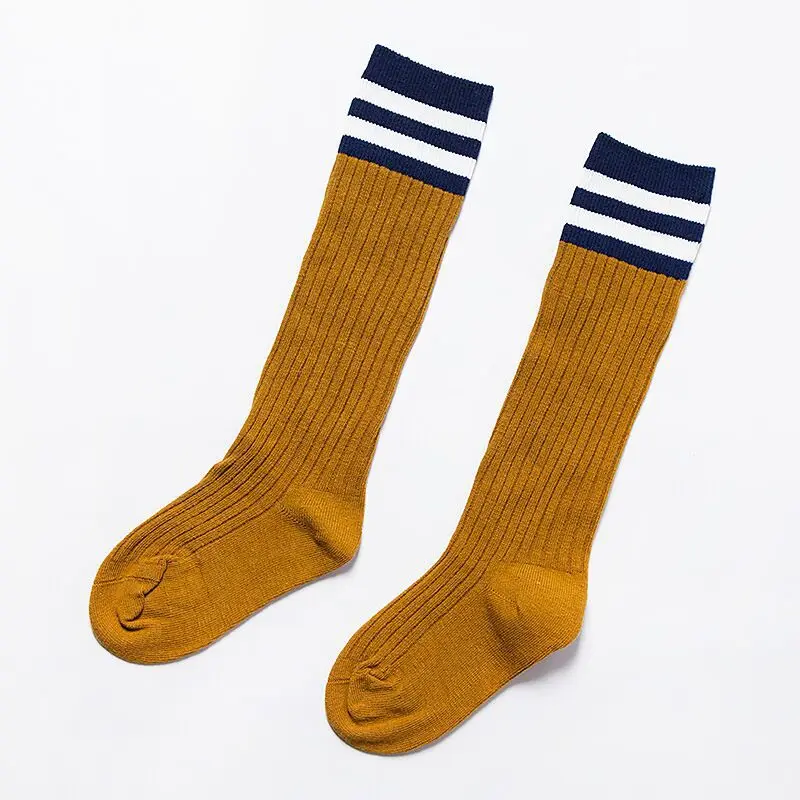 Kids Cuff Length Socks Mid Tube Baby Cotton Striped Leg Warmers Boys Girls Calcetines Winter Children Clothes | Детская одежда и