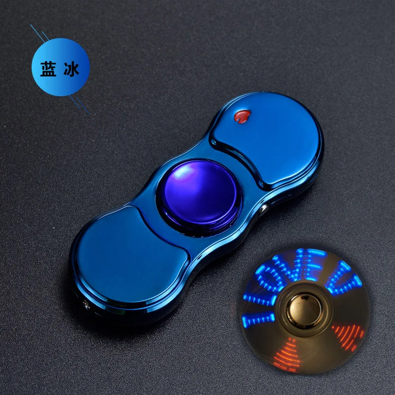 Usb зажигалка с пальцевым наконечником Гироскопическая заряжающая креативная