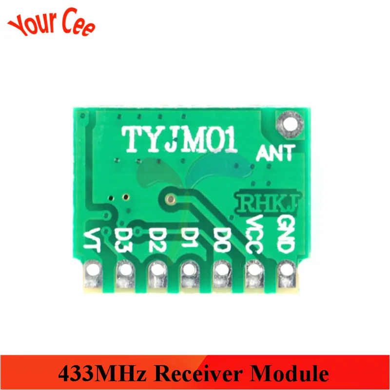 315 МГц/433 МГц модуль декодирования приемника Беспроводная плата PT2272 тип обучения