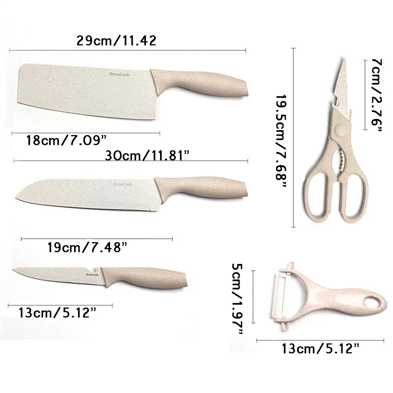 5/6/7 штук дополнительных Еда фрукты Кухня Ножи комплект Керамика ножницы ножи