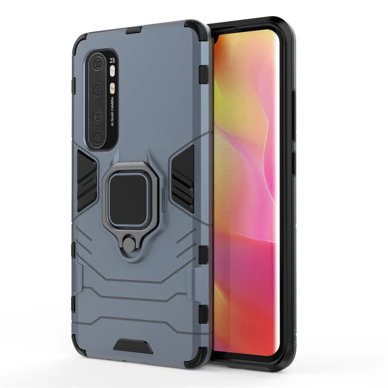 shockproof bumper for xiaomi poco x3 case for redmi 9 9a 9c note 9 case pc stand protective phone cover for xiaomi poco x3 nfc free global shipping