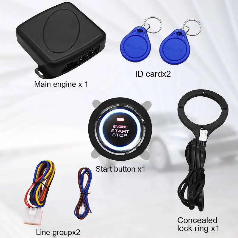 RFID один ключ старт/Универсальная противоугонная система запуска/установка на