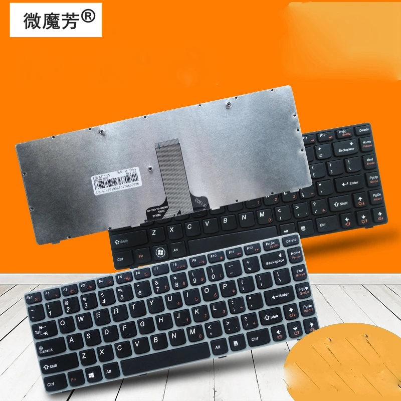 

US NEW Laptop keyboard for LENOVO G470 V470 B470 B490 G475 B475E V480C B480 M490 B475 V480 M495 keyboard