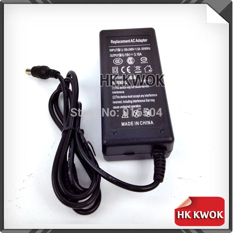 Адаптер питания для ноутбуков samsung R429 RV411 R428 RV415 RV420 RV515 R540 R510 R522 R530 19 в 3 16 А 5 5*3 0